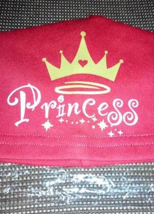 Детская шапочка "princess" / принцесса / шапка