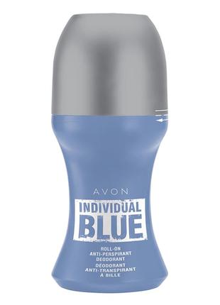 Дезодорант-антиперспирант с шариковым аппликатором avon individual blue 50 мл