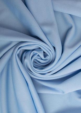 Ткань подкладочная трикотажная блакитна1 фото
