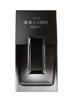 Туалетна вода avon black suede dark 75 мл, ейвон блек сьюд дарк1 фото