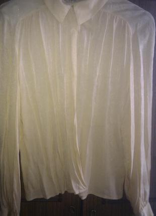 Шелкавая ніжна блузка