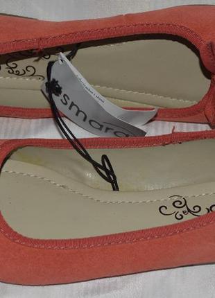 Туфлі-балетки замш esmara німеччина розміри 38 40, туфлі замш