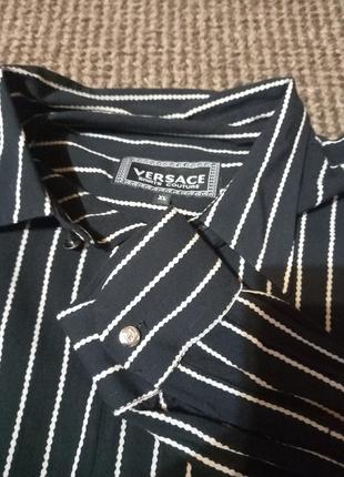 Оригинальная рубашка versace.6 фото