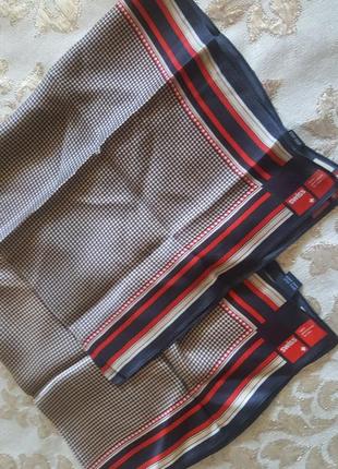 Новые шелковые платки " swiss+". 100% натур шелк-2 штуки4 фото
