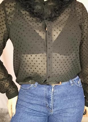 Прозора рубашка zara