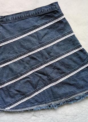 Джинсовая юбочка hema