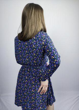 Платье zara в цветочный принт2 фото