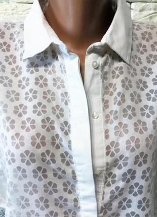 Новая белая, укороченная блуза3 фото