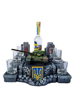 Штоф "український танк т-64 бв" №2
