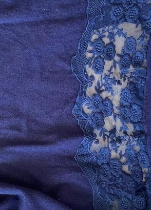 Женская кашемировая кофта в синем цвете размер s-m4 фото