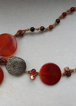 Ефектне намисто з агату