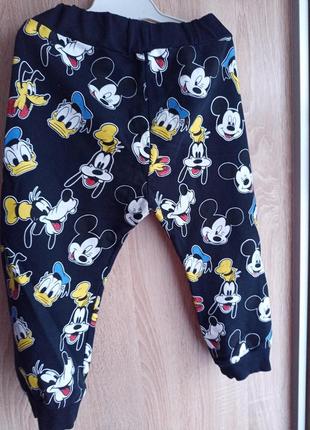 Трикотажные штанишки с disney👖