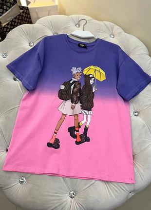 Футболка люкс у стилі fendi🔝🔝🔝