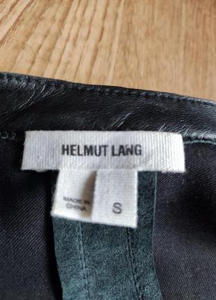 Helmut lang сорочка блуза зі шкіряними кишенями8 фото