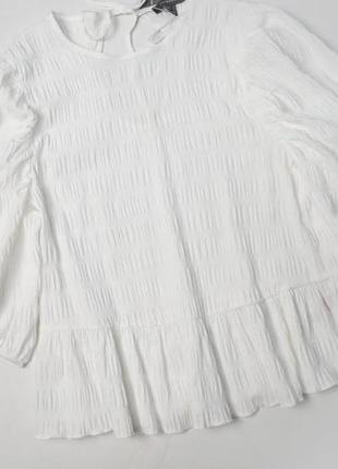 Белая блуза батал р.206 фото