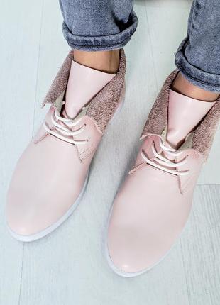 Стильные кожаные деми ботинки на низком ходу nino в наличии и под отшив💙💛🏆3 фото