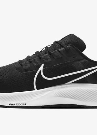 Кроссовки nike air zoom pegasus 38 black white