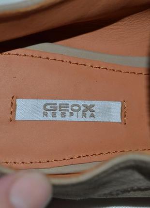 Стильние туфли броги оксфорди кожа geox размер 38, туфлі шкіра3 фото