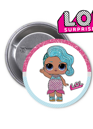 Значок lol surprise lil outrageous littles немного эпатажные крохи лол