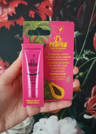 Бальзам для губ "пікантний рожевий" dr. pawpaw hot pink balm