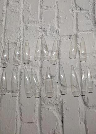 20шт накладні нігті для нарощування нігтів тіпси 20шт накладные типсы для наращивания ногтей маникюра