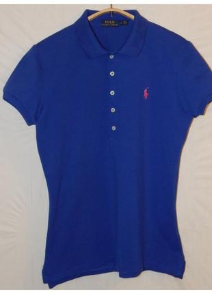 Рубашка поло из хлопка пике женская polo ralph lauren
