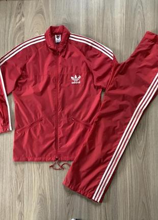 Чоловічий вінтажний спортивний костюм комплект adidas vintage 80