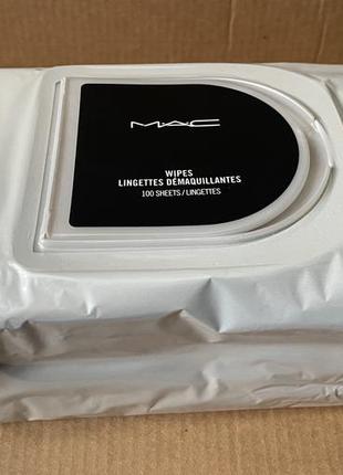 Mac wipes lingettes demaquillantes серветки для зняття макіяжу 100шт1 фото