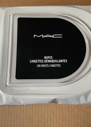 Mac wipes lingettes demaquillantes серветки для зняття макіяжу 100шт2 фото