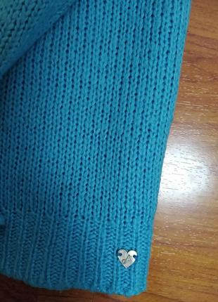 Джемпер свитер женский ангора разноцветный реглан7 фото