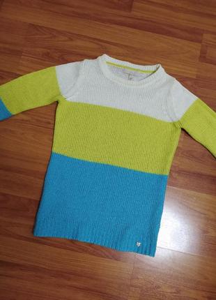 Джемпер свитер женский ангора разноцветный реглан3 фото