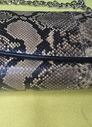 Сумочка клатч  сумка пітон змія