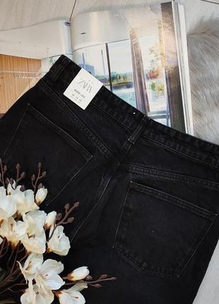 Широкие длинные джинсы с высокой посадкой от zara 36, 42р, оригинал10 фото
