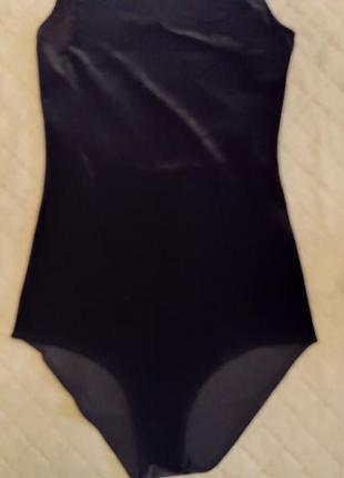 Шикарный черный бархатный боди комбидрес купальник с кружевом6 фото