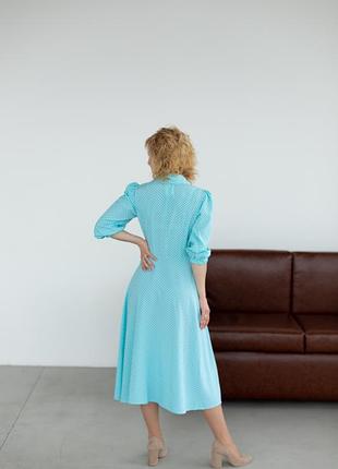 Платье миди в горошек 2