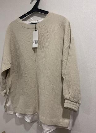 Новая оригинальная кофта zara 3