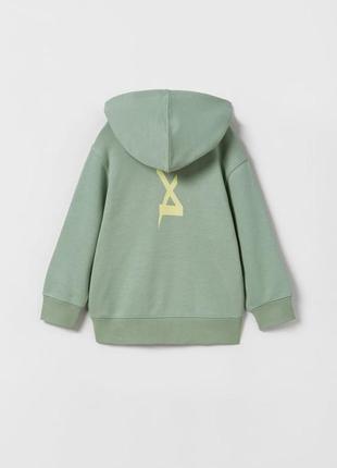 Zara контрастное худи рост 128 2