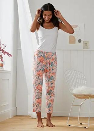 Комфортные брючки из органического хлопка для дома для сна tcm tchibo германия