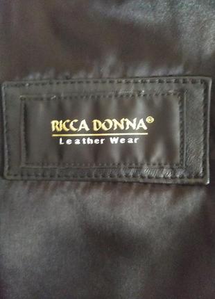 Кожаная куртка фирменная ricca donna косуха6 фото