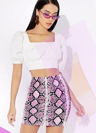 Юбка принт питон