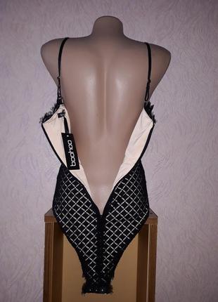 Боди boohoo ажурное4 фото