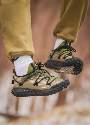 Кроссовки nike acg mounth low black-khaki