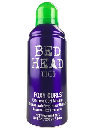 Tigi bed head foxy curls мус для волосся