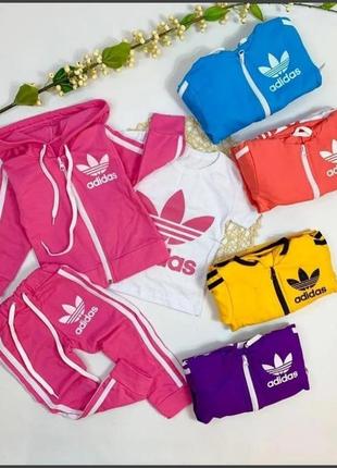 Спортивний костюм трійка з футболкою,  костюм на байці,  є різні кольори2 фото