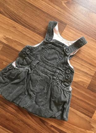 Сарафан платье zara kids 74cm1 фото