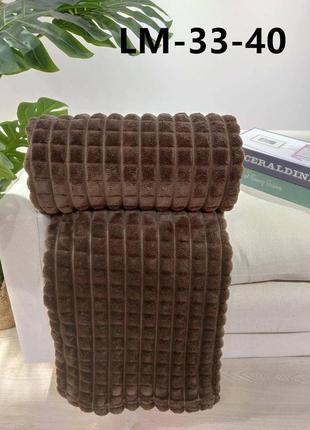 Велюровое покрывало плед крокодил евро размер 200х230