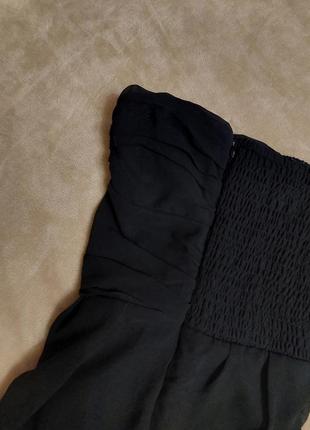 Черное платье mango на бретельках класисеское в стиле венсдей wednesday2 фото