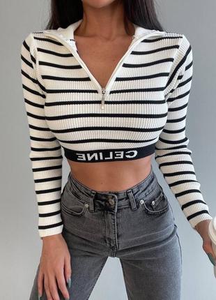 Кофточка в полоску