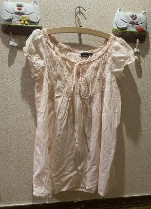 Блузою топ персиковий