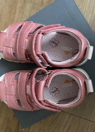 Босоножки детские ecco для девочки сандали 3